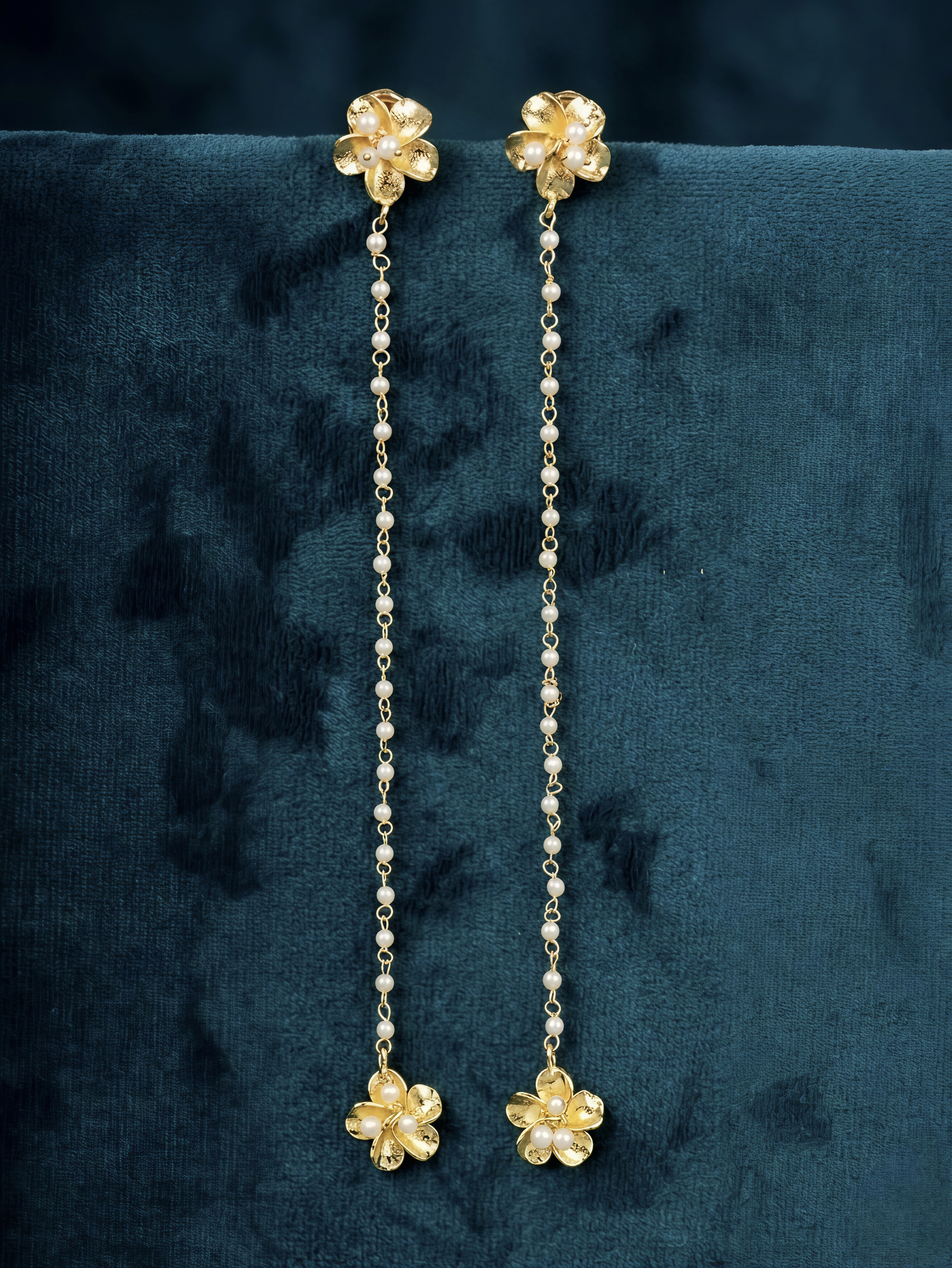 Long Pearl Earrings