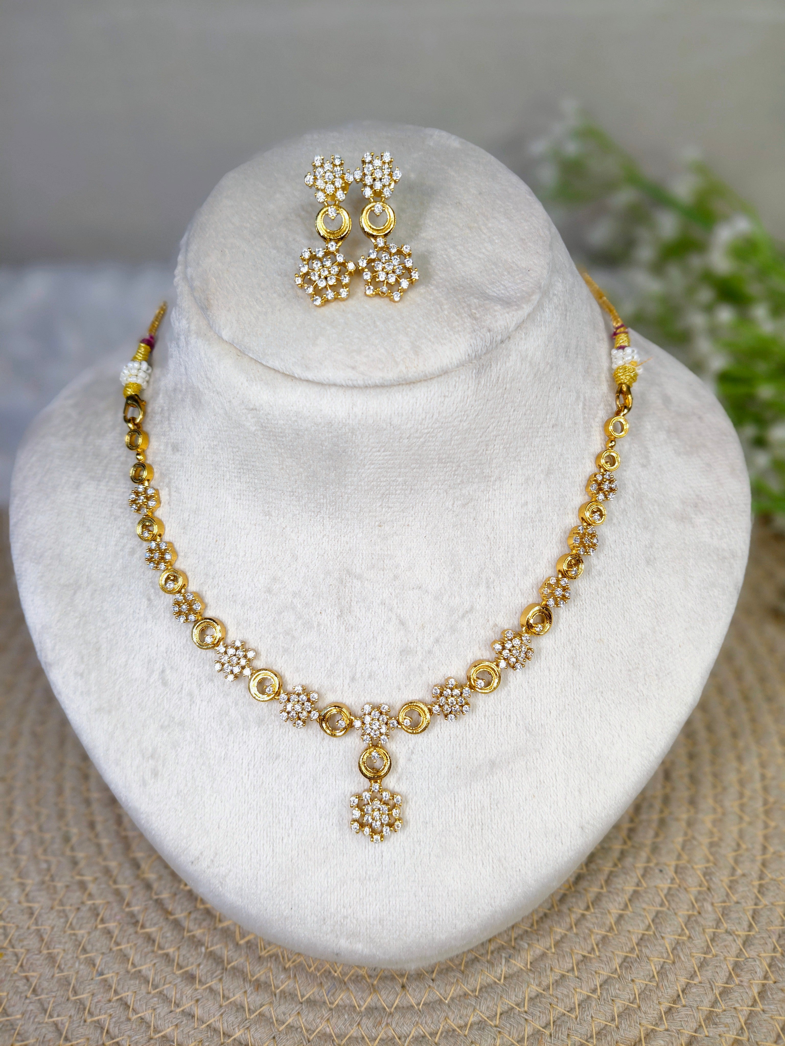 Floral AD Necklace