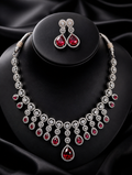 Premium AD Necklace & Earrings