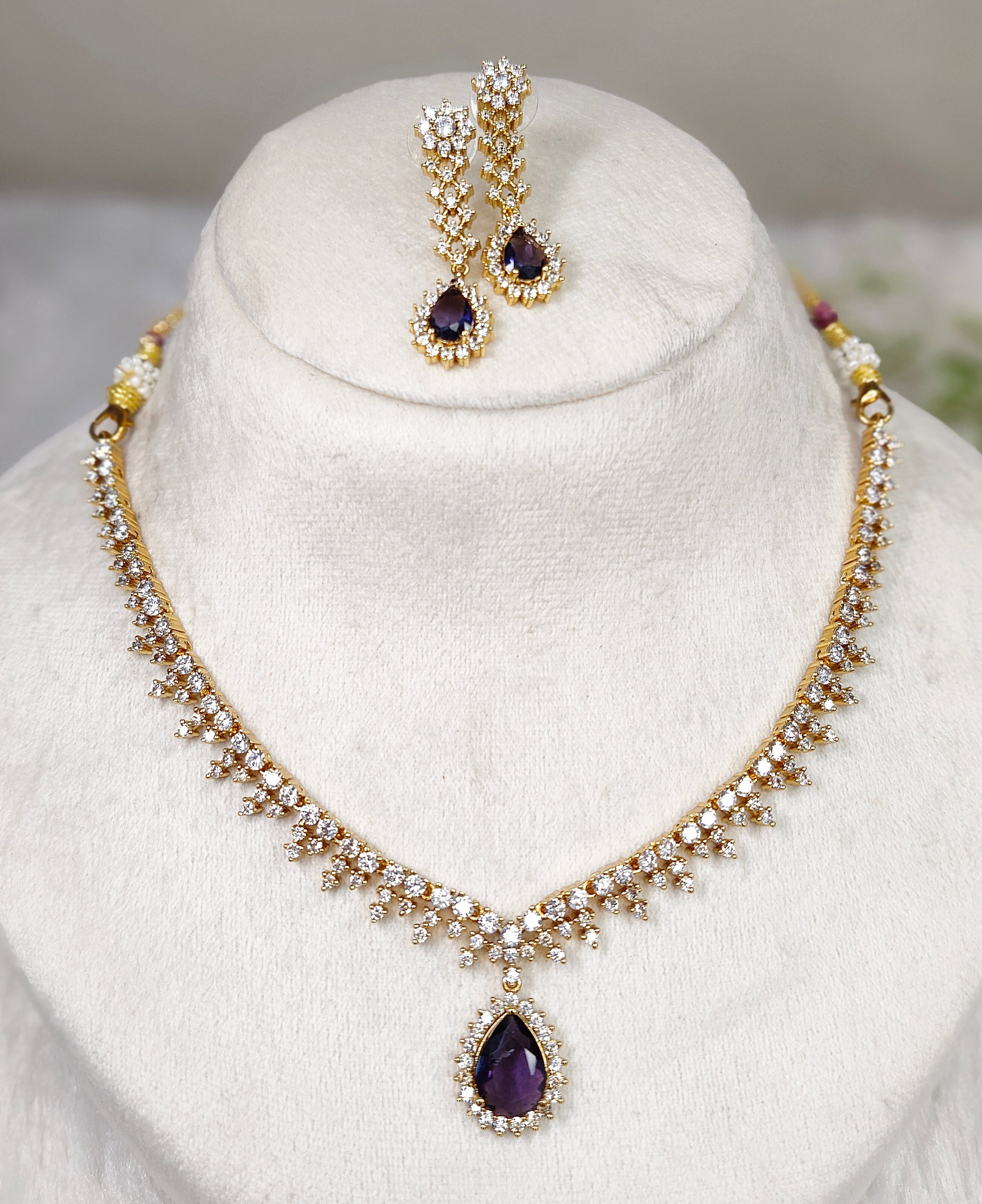 Diamond Replica Neckpiece Set