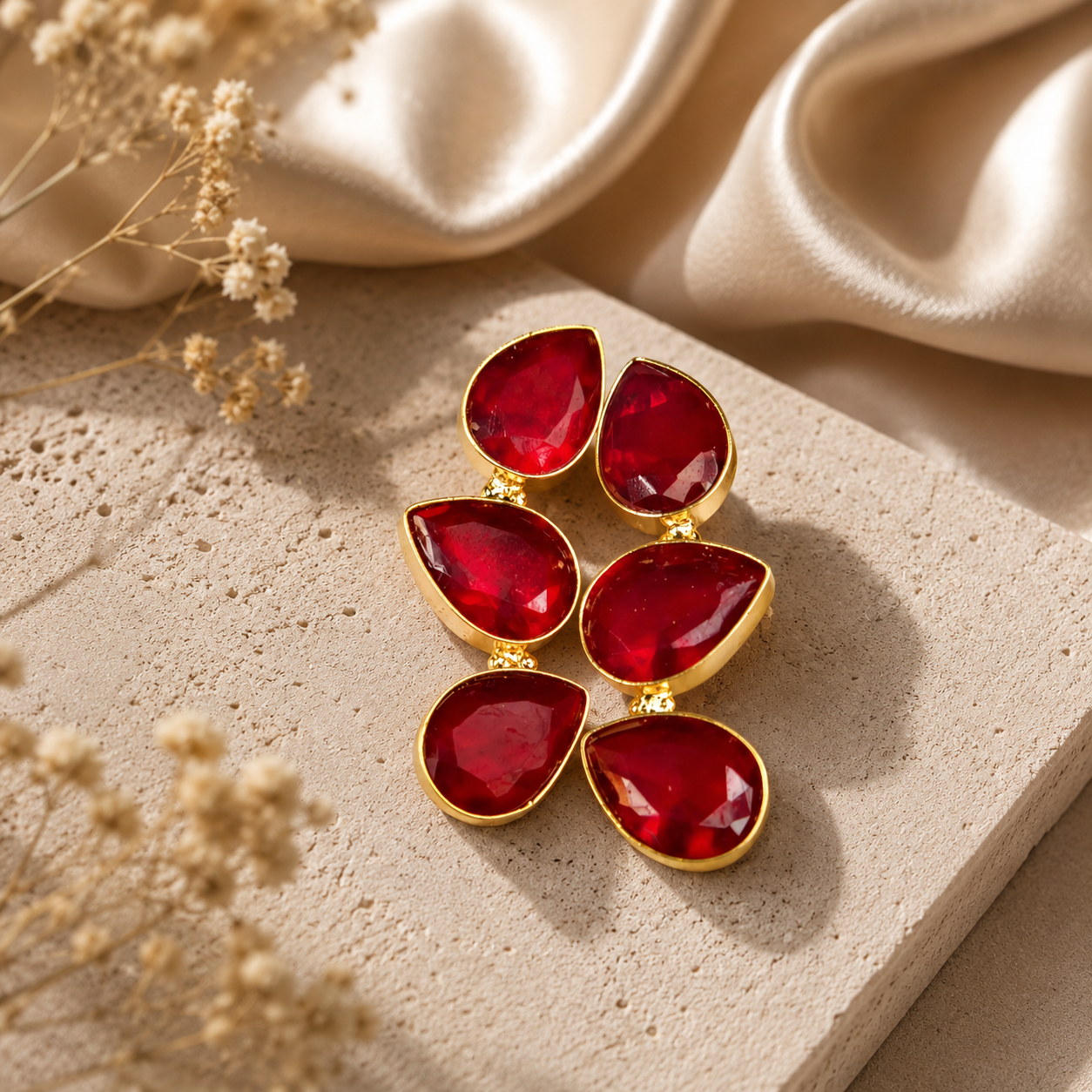 Premium Stone Earrings
