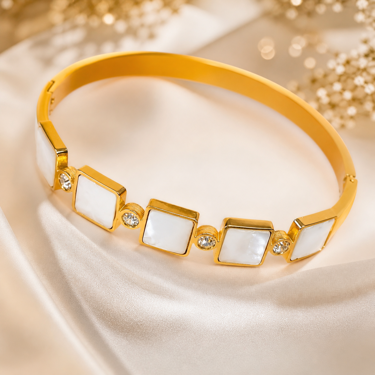 Elegant Solitaire Bracelet