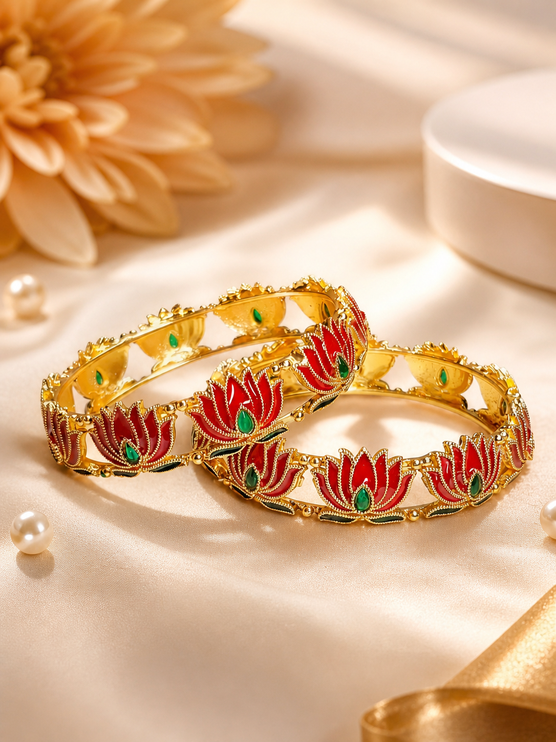 Premium Lotus Bangles