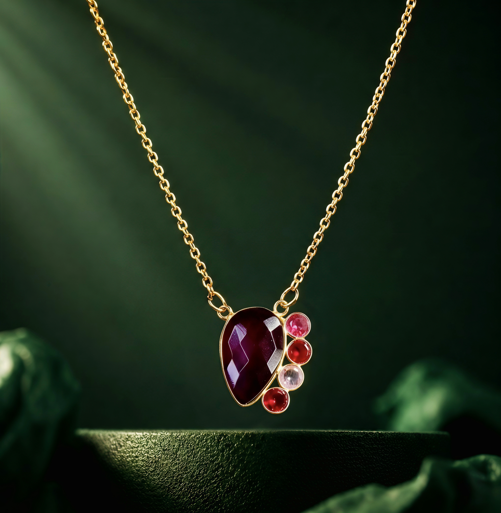 Glossy Stone Neckchain
