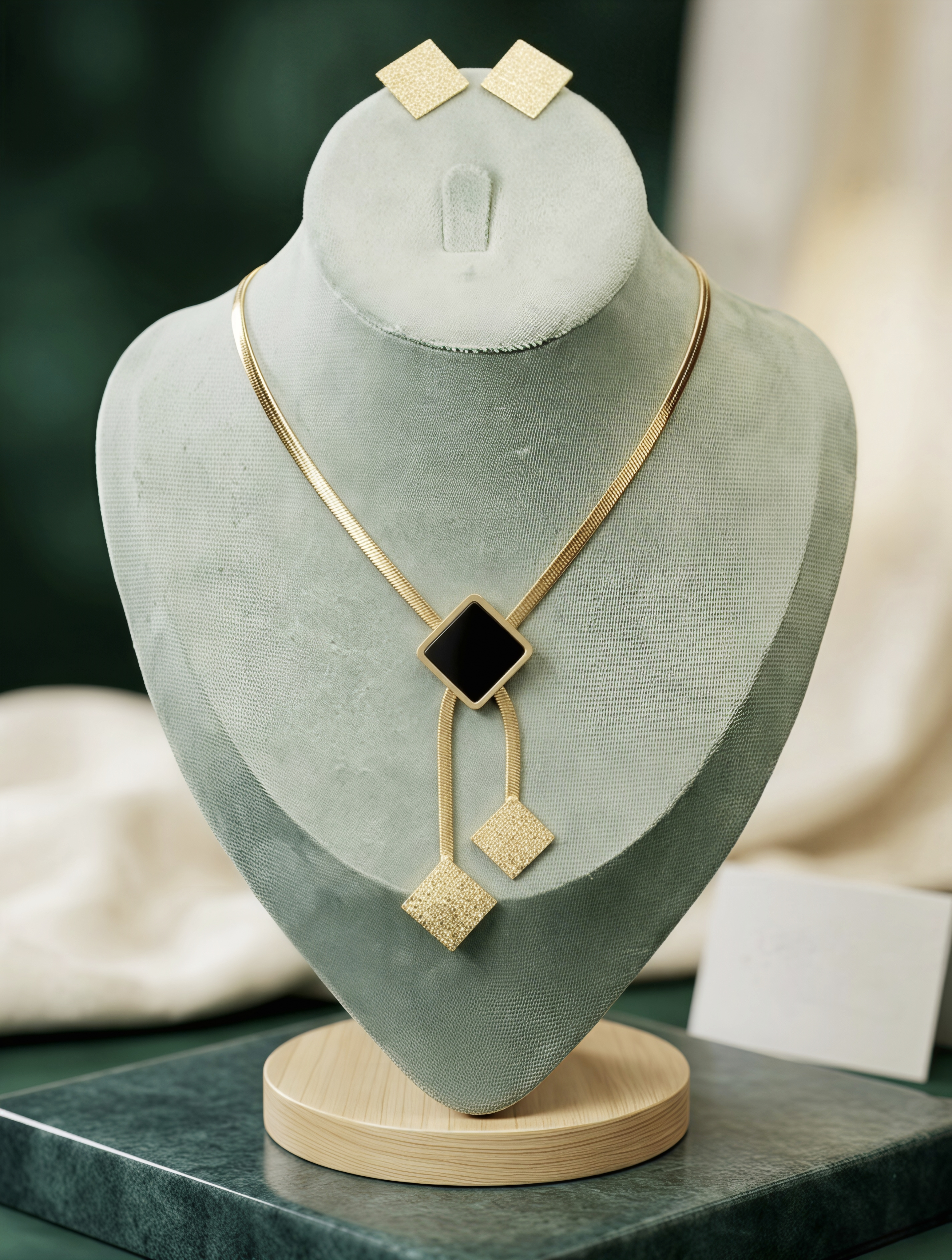 Anti Tarnish Chain with Earrings