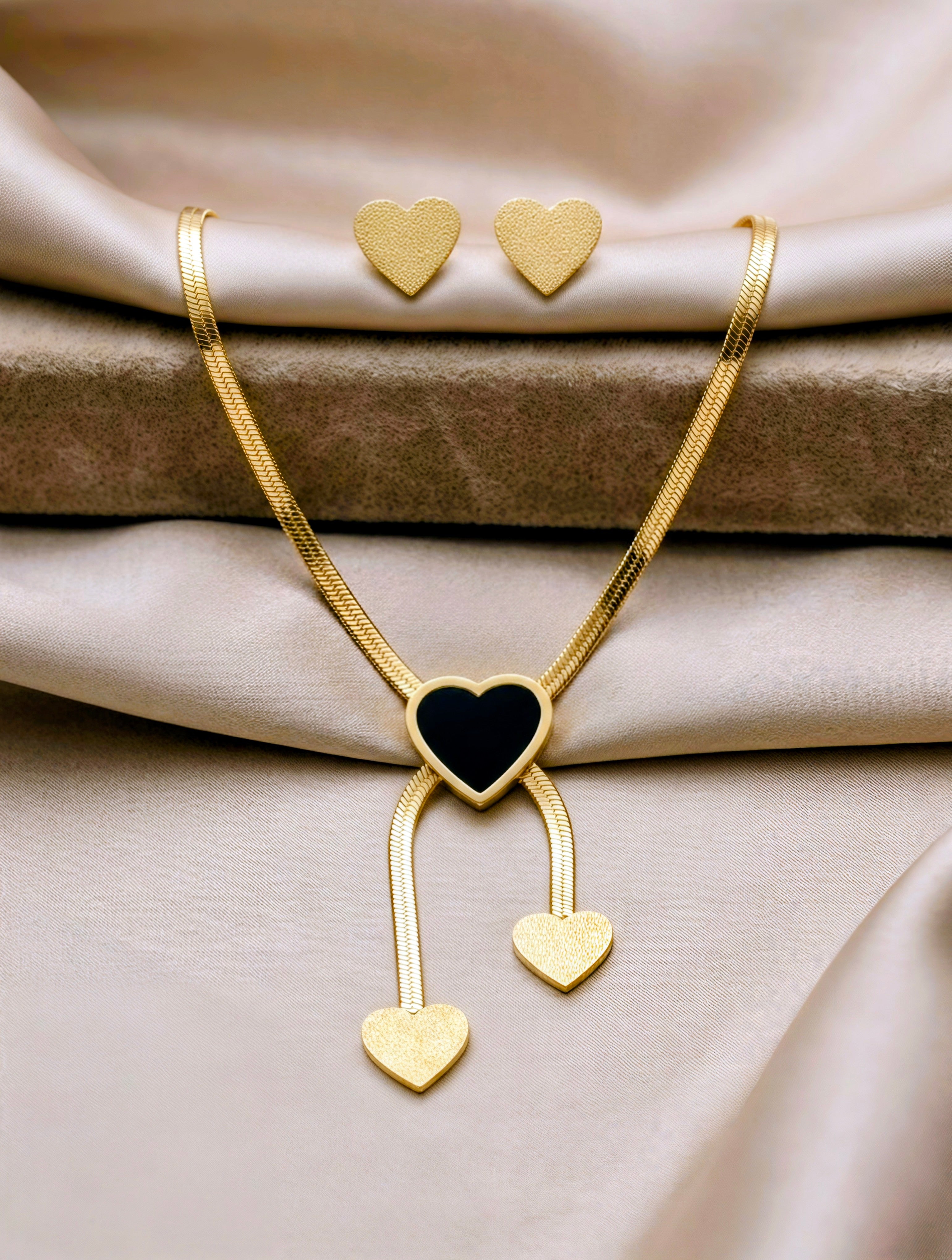 Anti Tarnish Chain with Earrings