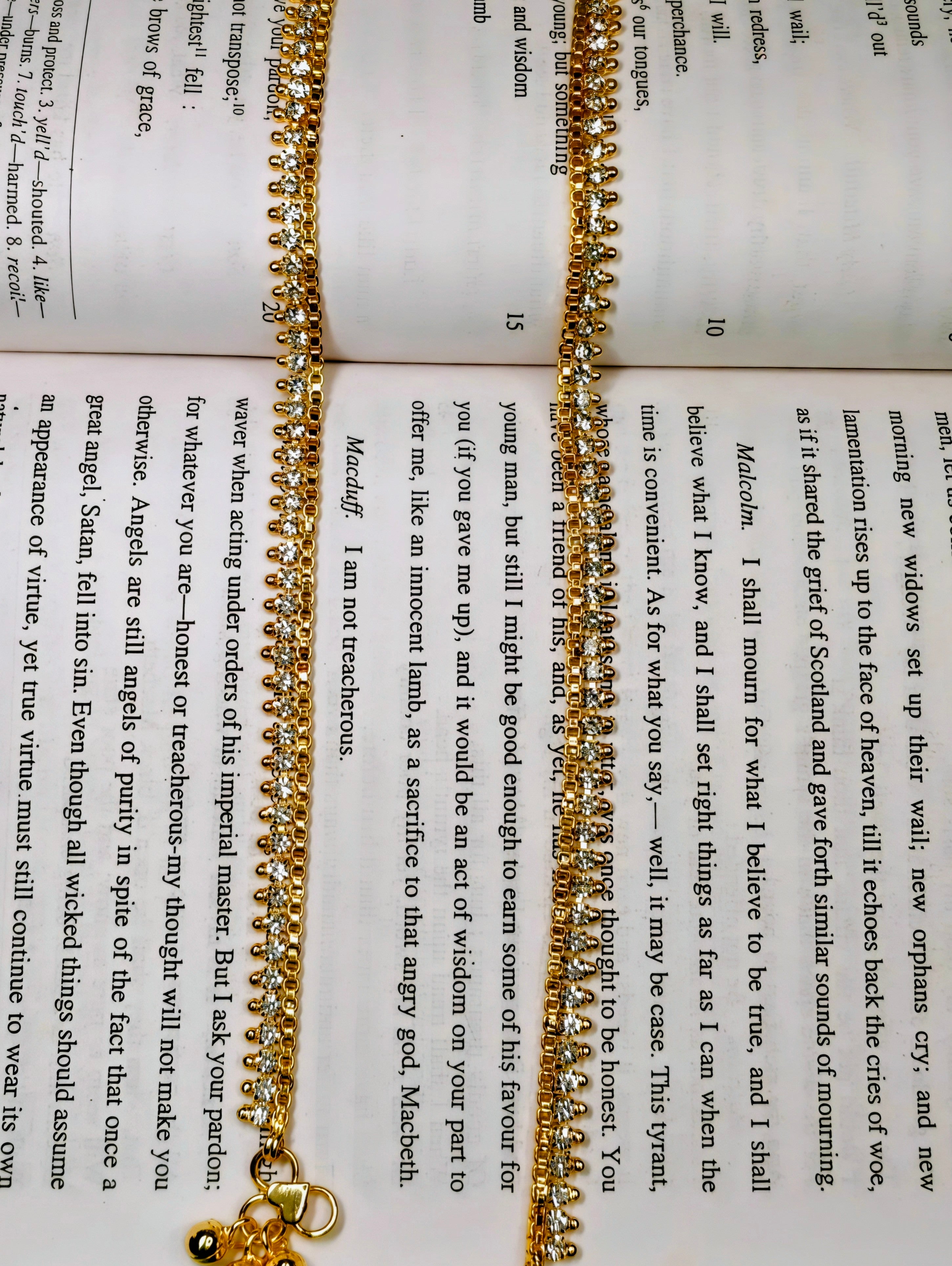 Elegant Stone Anklets